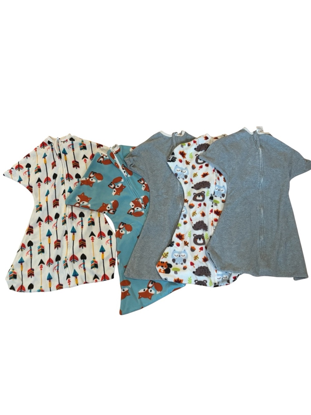 Sleeping Baby Zippadee-Zip Swaddle Transition Fleece Sleep Sack Pack (5)